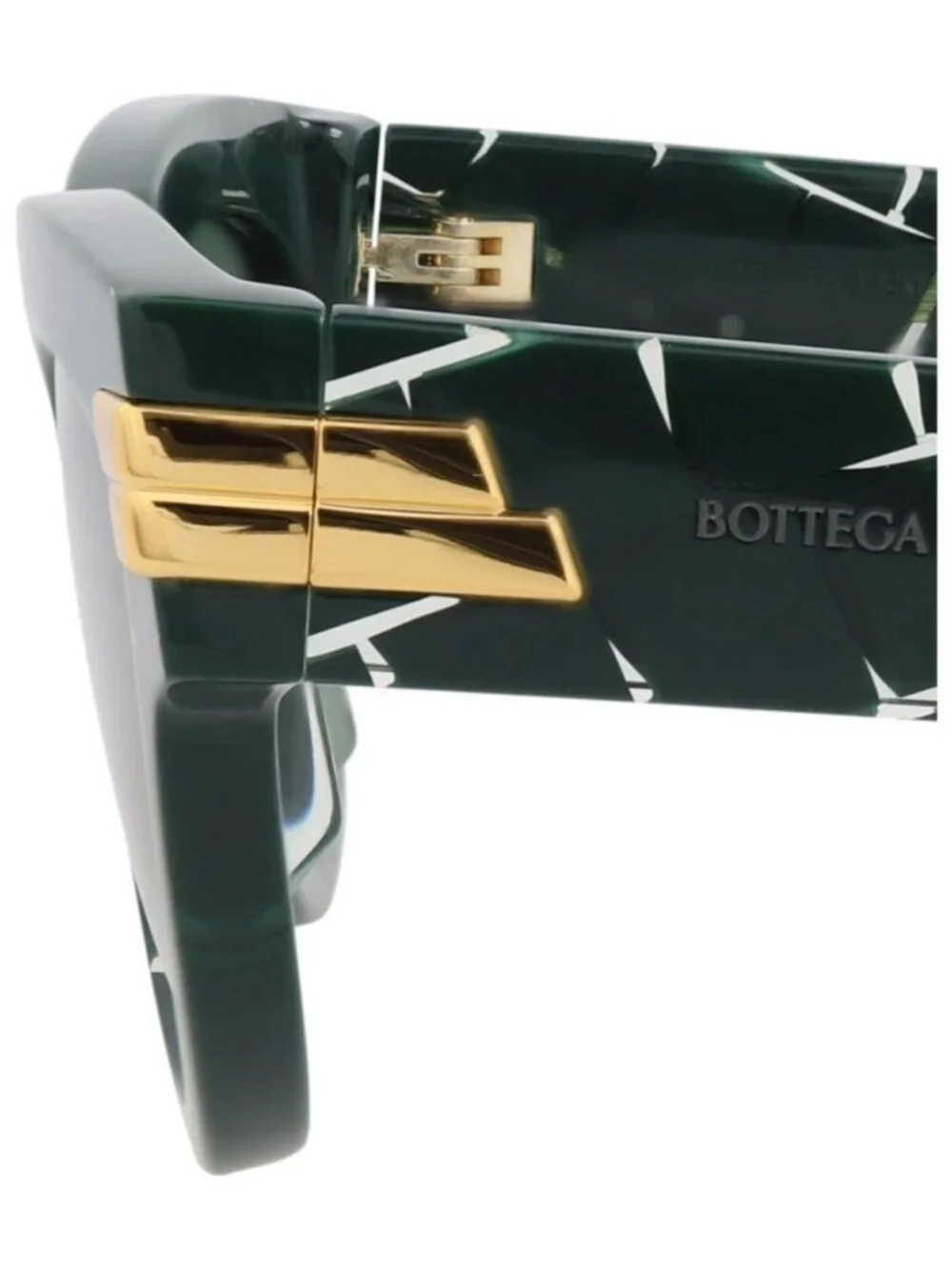 New Bottega Veneta Womens Cat Eye Green Green Green Fashion Designer Sunglasses